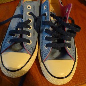 Blue Converse Sneakers Size 7